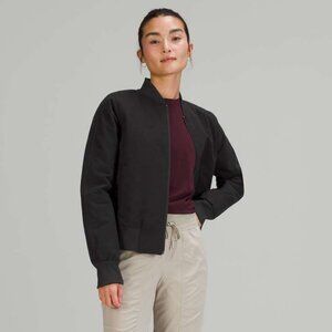 Lululemon Reversible Non-Stop Cotton Bomber Jacket - size 6